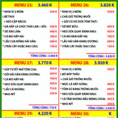Tiệc Bàn 10 người 5
