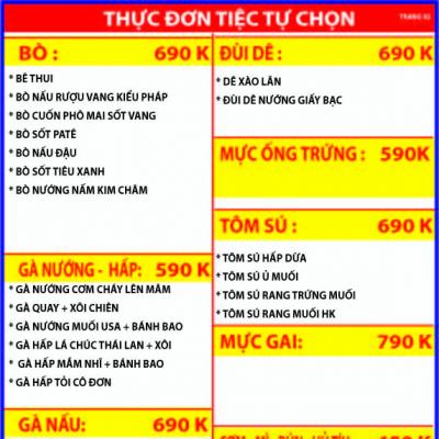 Tiệc Bàn 10 người 8