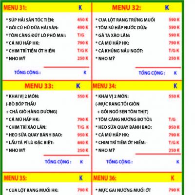 Tiệc Bàn 10 người 6