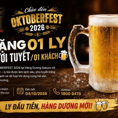 ❄️ TẶNG 01 LY BIA TƯƠI TUYẾT / 01 KHÁCH ❄️